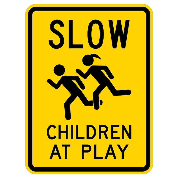 Sign Solutions Usa 24 in Height, 18 in Width, Aluminum, Vertical Rectangle DCS08HYE1824CUS00031 - main